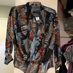 Lovely Wrap style blouse